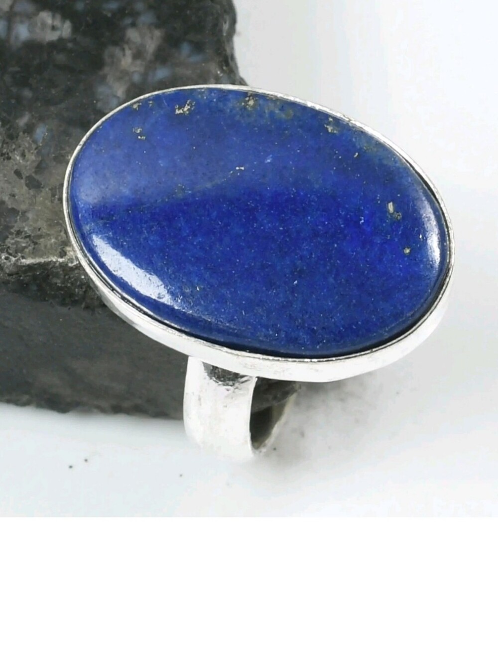 Lapis Lazuli Gemstone Jewelry 925 Sterling Silver Handmade Ring